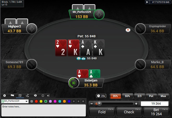 Функция автоматического перевода стека в ББ на PartyPoker, и 6+ Холдем от PokerStars 1