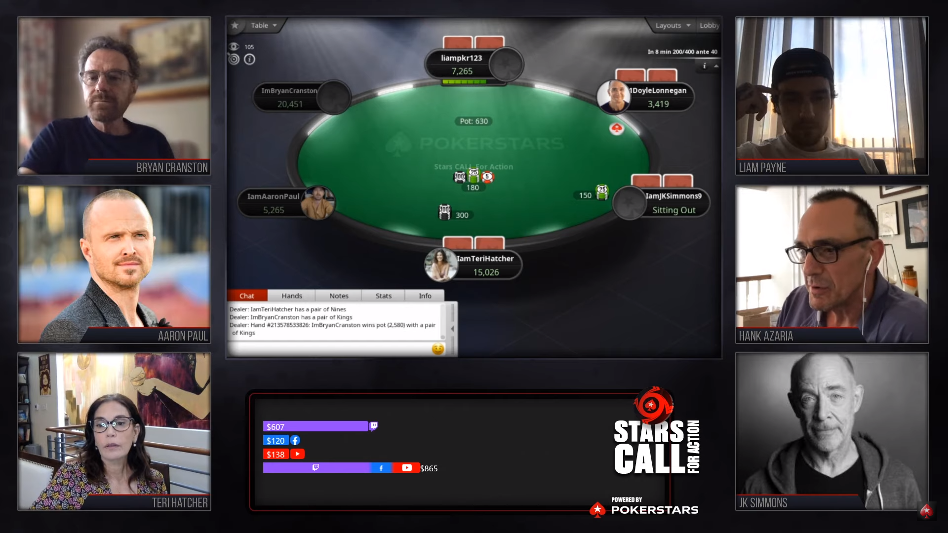 PokerStars благотворительный турнир