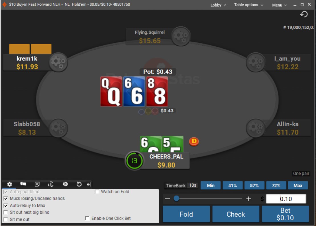 partypoker — полный тест-драйв покерного рума 16