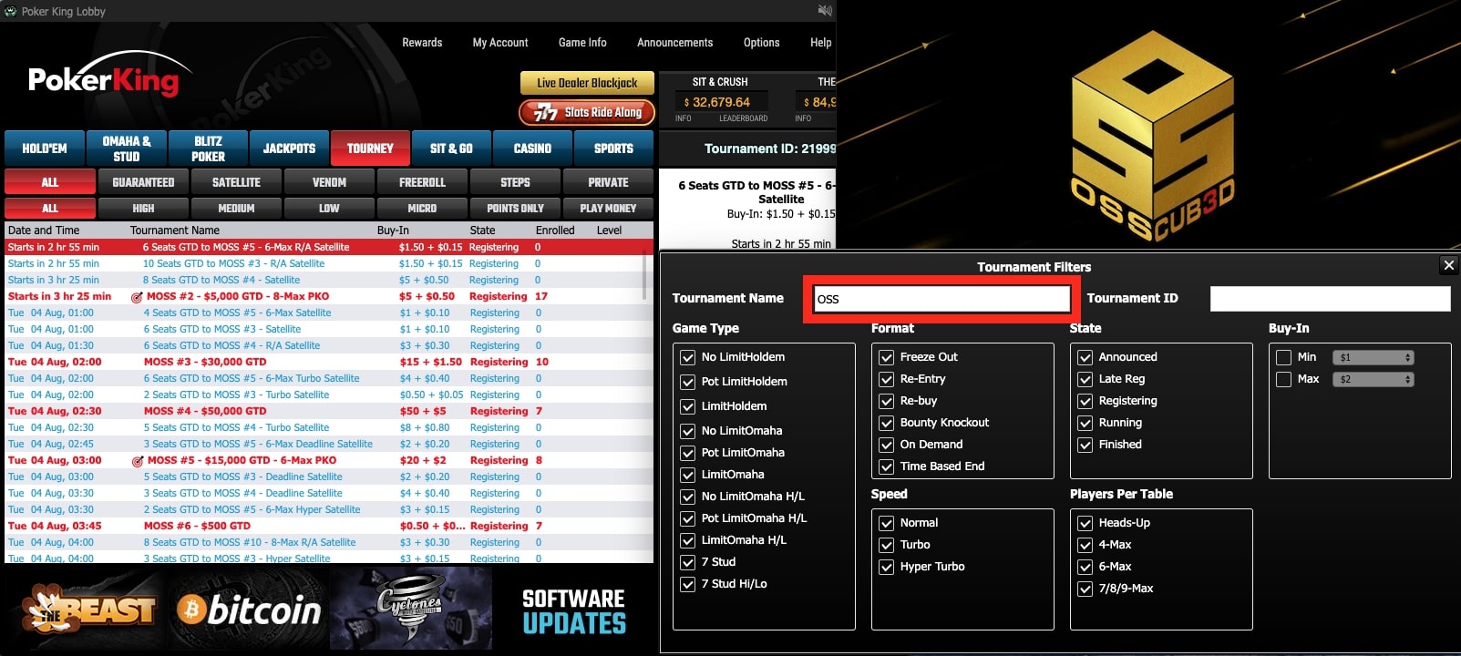Сегодня на PokerKing стартует серия OSS Cub3d X с гарантией $15,000,000 3