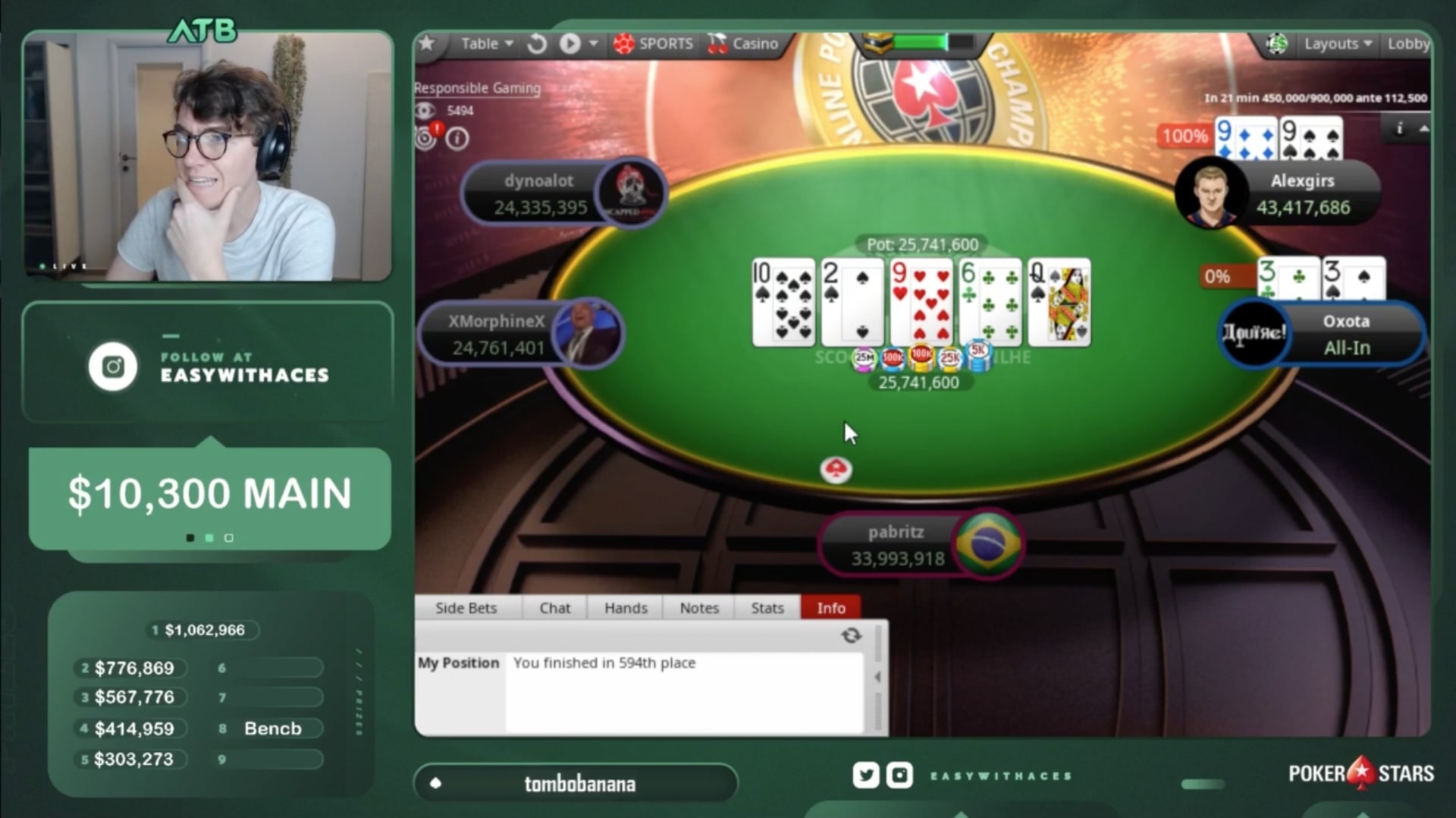 Белорус Александр «alexgirs» Гирс выиграл SCOOP ME на PokerStars и получил $920,595 6