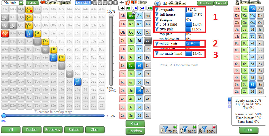 Как разыграть топ-пару по риверу в 3бет-поте 4