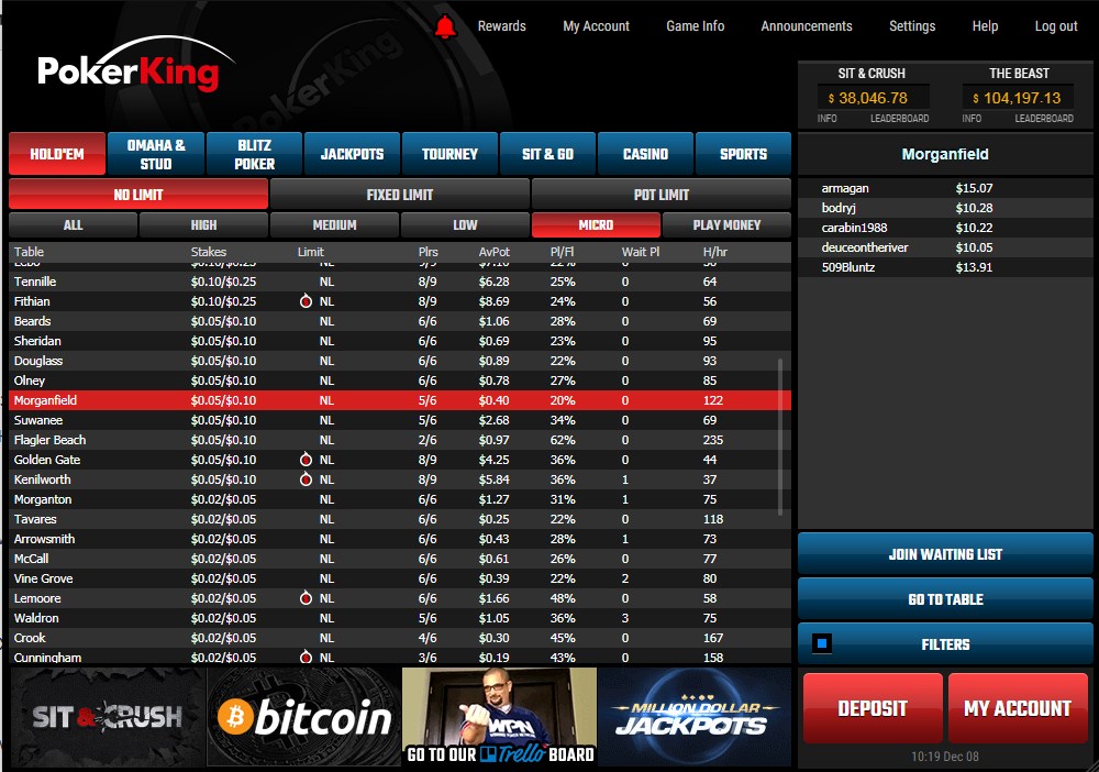 100% тест-драйв PokerKing — проверяем службу поддержки, депозиты-кэшауты, верификацию и поле игроков 16