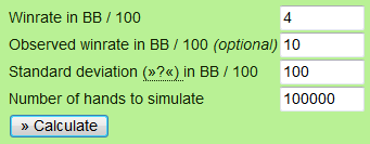 дисперсия в покере