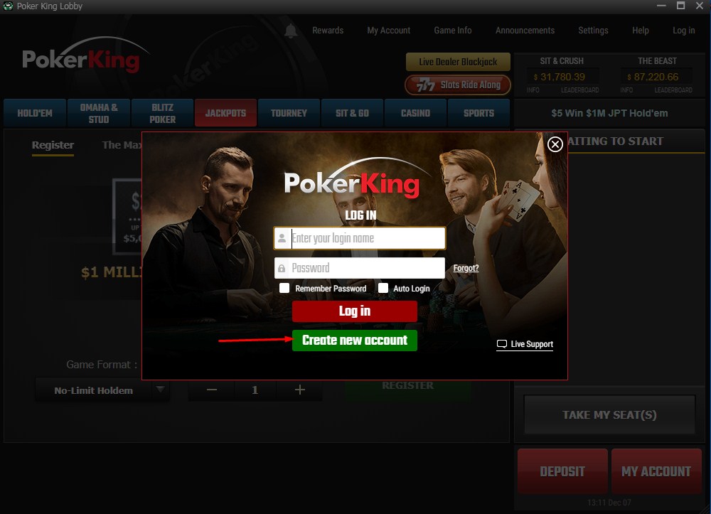 100% тест-драйв PokerKing — проверяем службу поддержки, депозиты-кэшауты, верификацию и поле игроков 4
