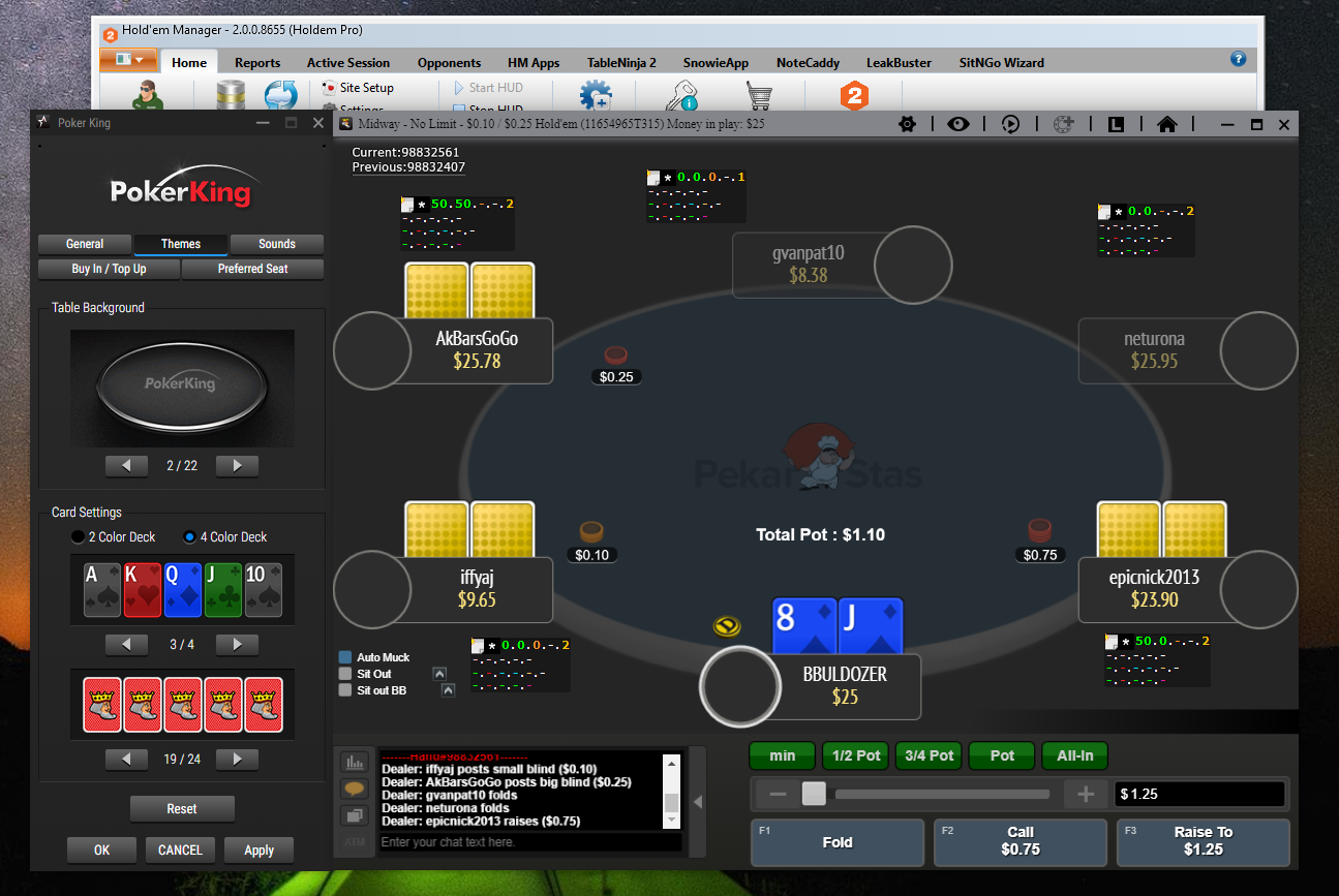 Настройка PokerKing: покер худ, лейаут, история раздач и WPNTools 2