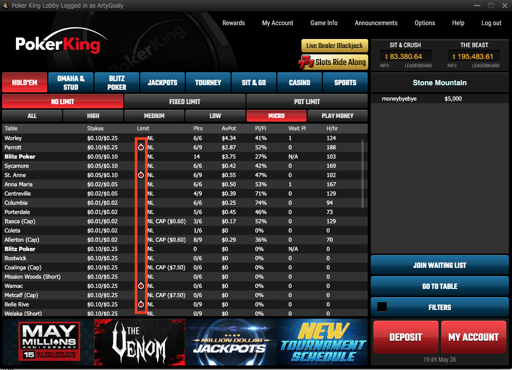 На PokerKing появились новые кеш-столы Bomb Pots 1