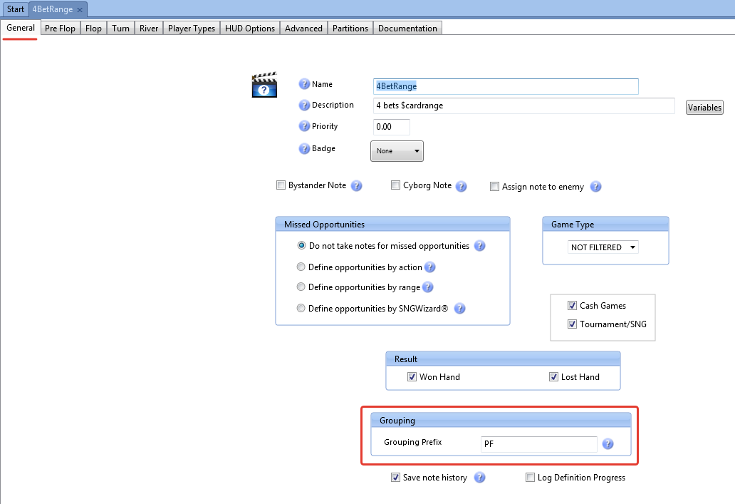NoteCaddy: разбираемся с фильтрами и Note Definitions 5