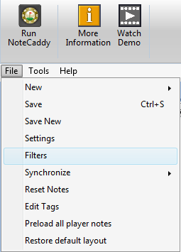 NoteCaddy: разбираемся с фильтрами и Note Definitions 7