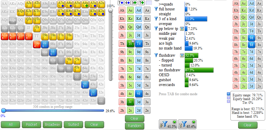 Флаш-дро против регуляра в динамичных позициях 3