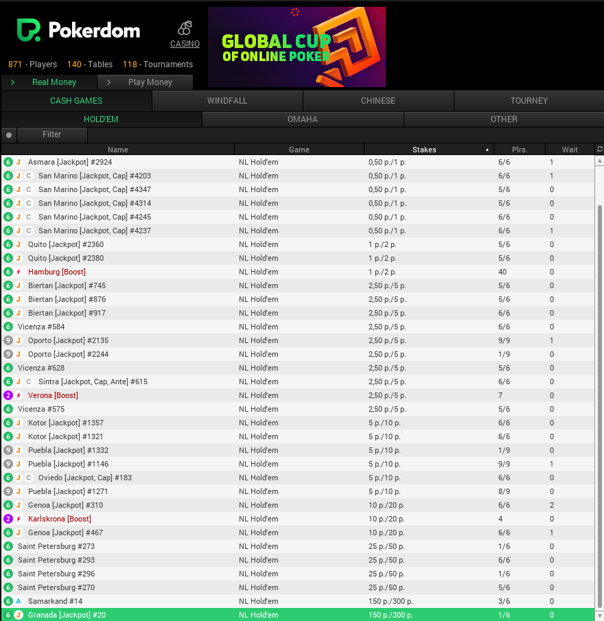 pokerdom трафик 9 утра